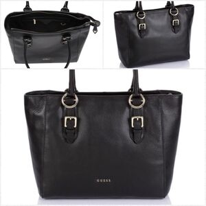 GUESS LUXE Elegant Black Tote Bag